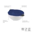 Picture of Soak & Strain Colander 1.5 QT Deep Indigo