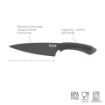 Picture of Comfort Grip Chef Knife 7" Charcoal