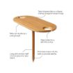 Picture of Wine Table Bamboo