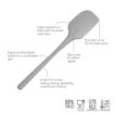 Picture of Flex-Core® All Silicone Spatula - Oyster Gray