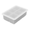 Picture of King Cube Ice Tray w/Lid Oyster Gray