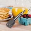 Picture of Mini Silicone Waffle Tongs - Charcoal