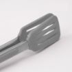 Picture of Mini Silicone Turner Tong with Stainless Steel Handle - Oyster Gray