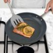Picture of Silicone Slotted Turner with Stainless Steel Handle - Oyster Gray