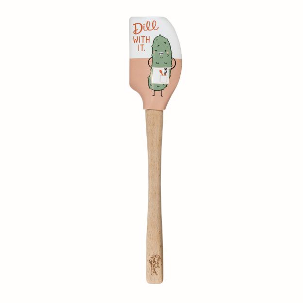 Picture of Spatulart® Wood Handled Spatula - Dill with It / Big Dill