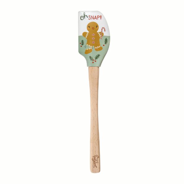 Picture of Spatulart® Wood Handled Spatula - Oh Snap Holiday