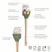 Picture of Spatulart® Wood Handled Spatula - Season's Greetings