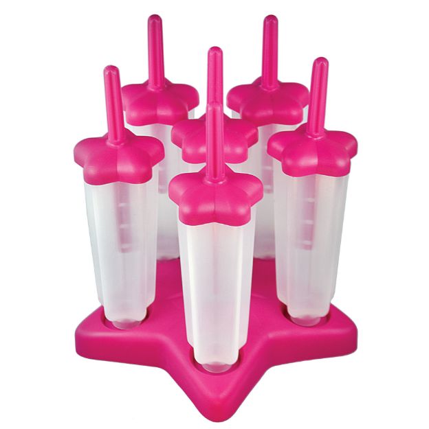 Picture of Star Pop Molds S/6 Pink