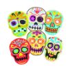 Picture of Sugar Skull Cookie Cutters S/6 Spring Green