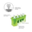 Picture of Zombie Pop Molds S/4 Lime Green