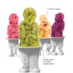 Picture of Zombie Pop Molds S/4 Lime Green