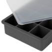 Picture of Perfect Cube Ice Tray w/ Lid Charcoal