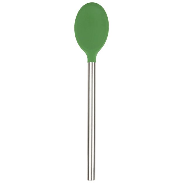 Picture of Silicone Mixing Spoon with Stainless Steel Handle - Pesto