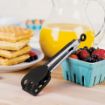 Picture of Mini Silicone Waffle Tongs - Black