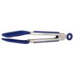 Picture of Mini Silicone Turner Tong with Stainless Steel Handle - Deep Indigo