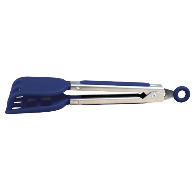 Picture of Mini Silicone Waffle Tongs - Deep Indigo