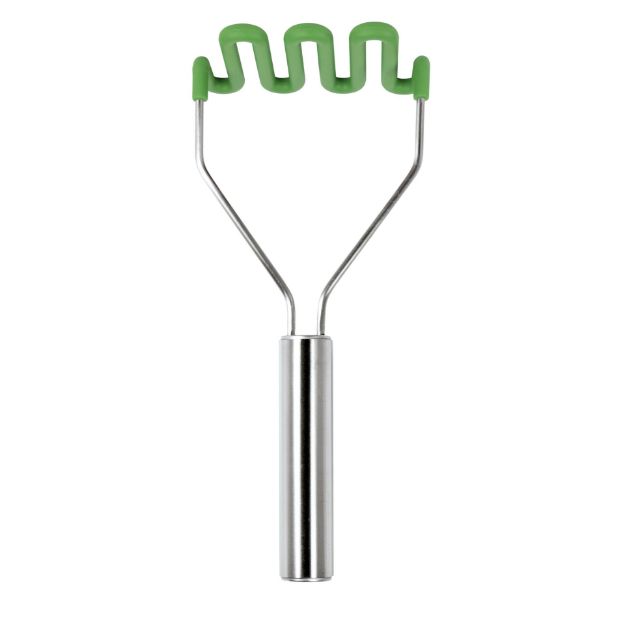 Picture of Silicone Potato Masher with Stainless Steel Handle - Pesto