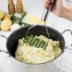 Picture of Silicone Potato Masher with Stainless Steel Handle - Pesto
