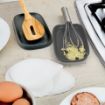 Picture of Double Spoon Rest Charcoal