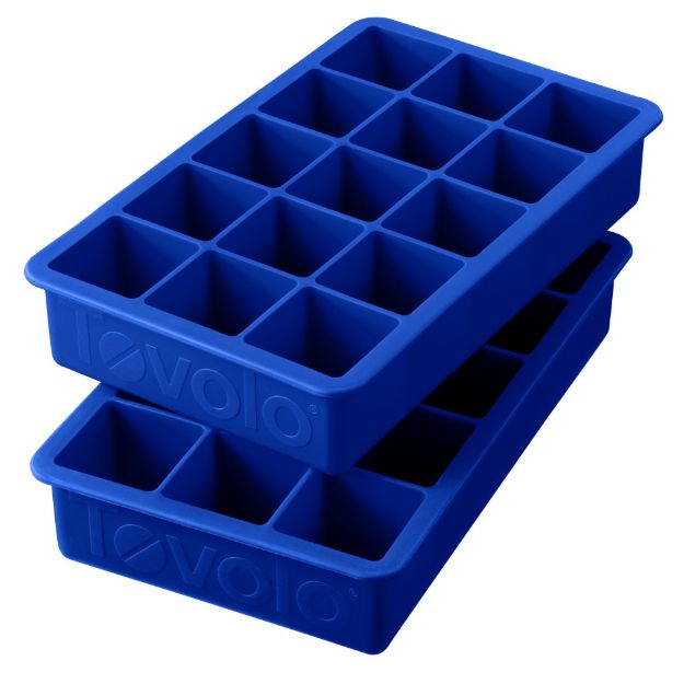 Picture of Perfect Cube Ice Trays S/2 Stratus Blue