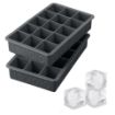 Picture of Perfect Cube Ice Trays S/2 Charcoal