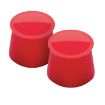 Picture of Silicone Wine Caps S/2 Candy Apple Red