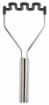 Picture of Silicone Potato Masher with Stainless Steel Handle - Charcoal