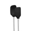 Picture of Flex-Core® Stainless Steel Handled Mini Spatula & Spoonula - Black