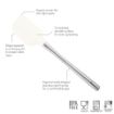 Picture of Flex-Core® Stainless Steel Handled Spatula - White