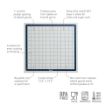 Picture of ProGrade Cookie Baking Mat 13.5 x 14.5 Indigo