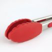 Picture of Mini Silicone Tongs with Stainless Steel Handles - Cayenne