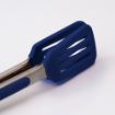 Picture of Mini Silicone Turner Tong with Stainless Steel Handle - Deep Indigo
