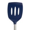 Picture of Silicone Slotted Turner with Stainless Steel Handle - Deep Indigo