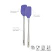 Picture of Flex-Core® Stainless Steel Handled Mini Spatula & Spoonula - Very Peri