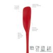 Picture of Flex-Core® All Silicone Jar Scraper Spatula -  Cayenne