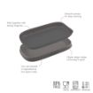 Picture of Double Spoon Rest Charcoal