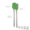 Picture of Flex-Core® Stainless Steel Handled Mini Spatula & Spoonula - Pesto