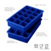 Picture of Perfect Cube Ice Trays S/2 Stratus Blue