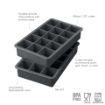 Picture of Perfect Cube Ice Trays S/2 Charcoal