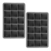 Picture of Perfect Cube Ice Trays S/2 Charcoal