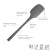 Picture of Flex-Core® All Silicone Spatula - Charcoal