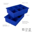 Picture of King Cube Ice Trays S/2 Stratus Blue