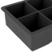 Picture of King Cube Ice Trays S/2 Charcoal