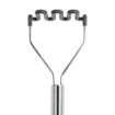 Picture of Silicone Potato Masher with Stainless Steel Handle - Charcoal