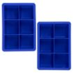 Picture of King Cube Ice Trays S/2 Stratus Blue