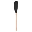 Picture of Flex-Core® Wood Handled Jar Scraper Spatula - Black