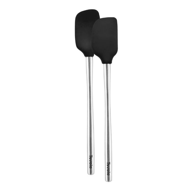 Picture of Flex-Core® Stainless Steel Handled Mini Spatula & Spoonula - Black