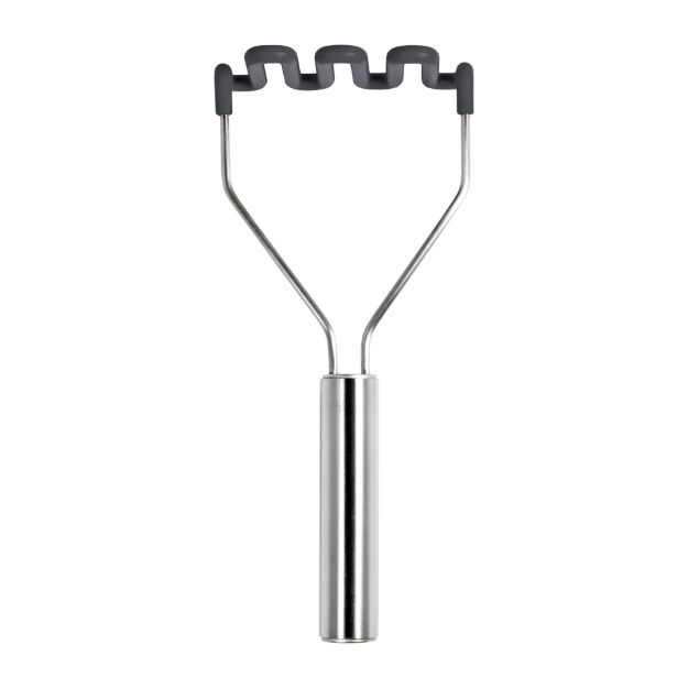 Picture of Silicone Potato Masher with Stainless Steel Handle - Black