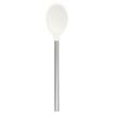 Picture of Silicone Mixing Spoon with Stainless Steel Handle - White