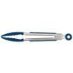 Picture of Mini Silicone Tongs with Stainless Steel Handles - Deep Indigo